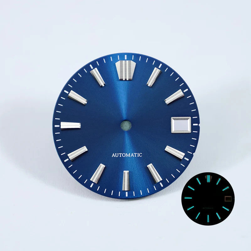 Sunbrust GS Blue Lume Dial Mod NH36 NH35 28.5MM