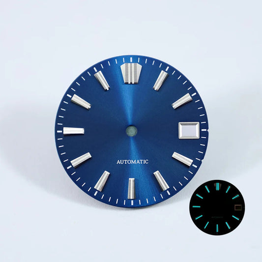 Sunbrust GS Blue Lume Dial Mod NH36 NH35 28.5MM