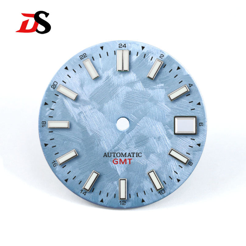 Shunbun Sea of Clouds Dial blue luminous GMT NH34 Sakura Pink 28.5