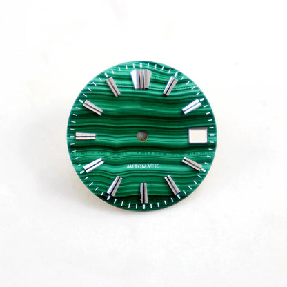 Malachite Dial for Nh35NH36 Natural Stone Luminous 28.5mm