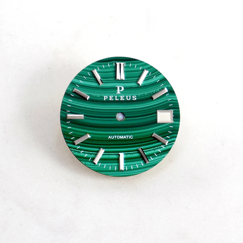Malachite Dial for Nh35NH36 Natural Stone Luminous 28.5mm