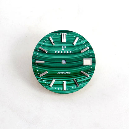 Malachite Dial for Nh35NH36 Natural Stone Luminous 28.5mm