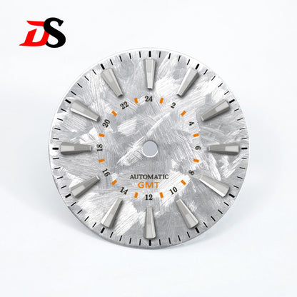 Sakura Blue GMT Dial NH34GMT Movement BGW9 C3 Lume No Date 28.5mm