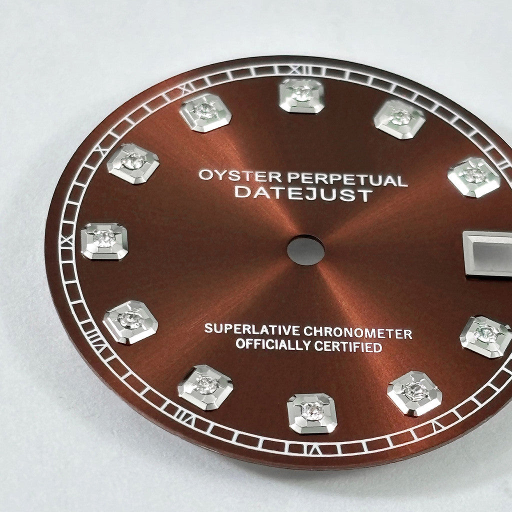 Zircon DATE JUST Dial NH35 Simulated Diamond Index