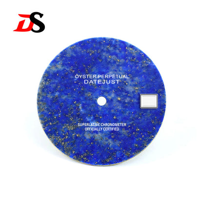 Natural Stone Sterile Series Gemstones Lapis Lazuli Malachite Dial for Agate 28.5mm DATE JUST