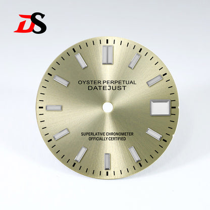 28.5mm Date just Dial sunburst dial NH35 movement