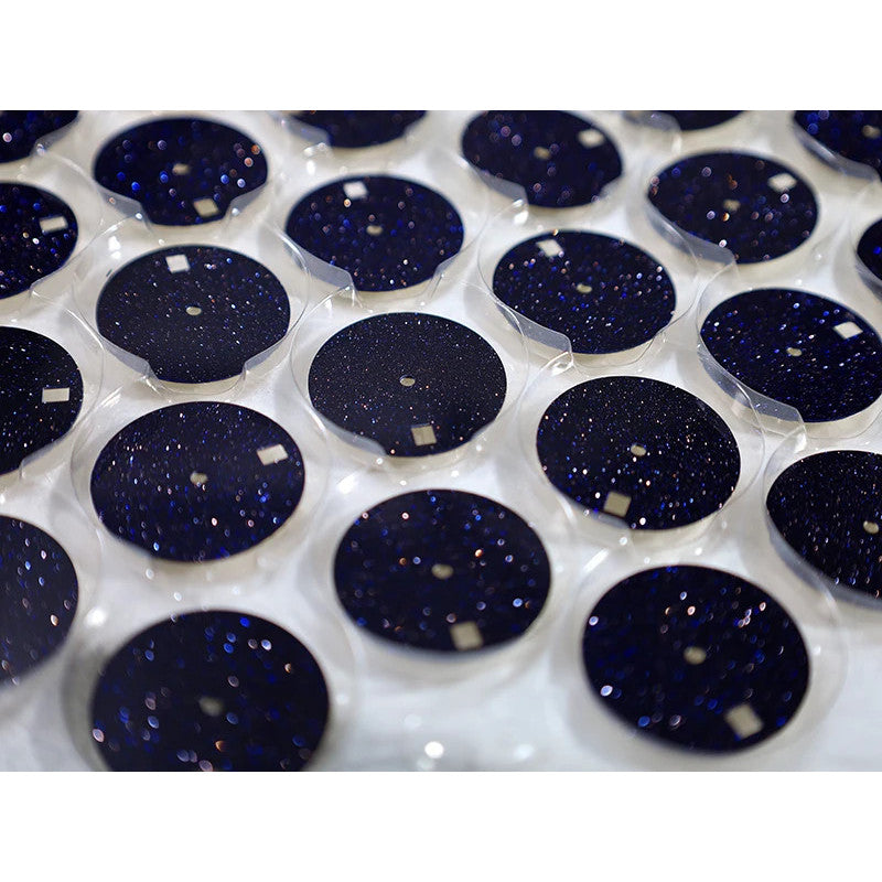 28.5mm Dial Blue Starry Sky Roman Tick Mark NH35 movement Blue Sands no date