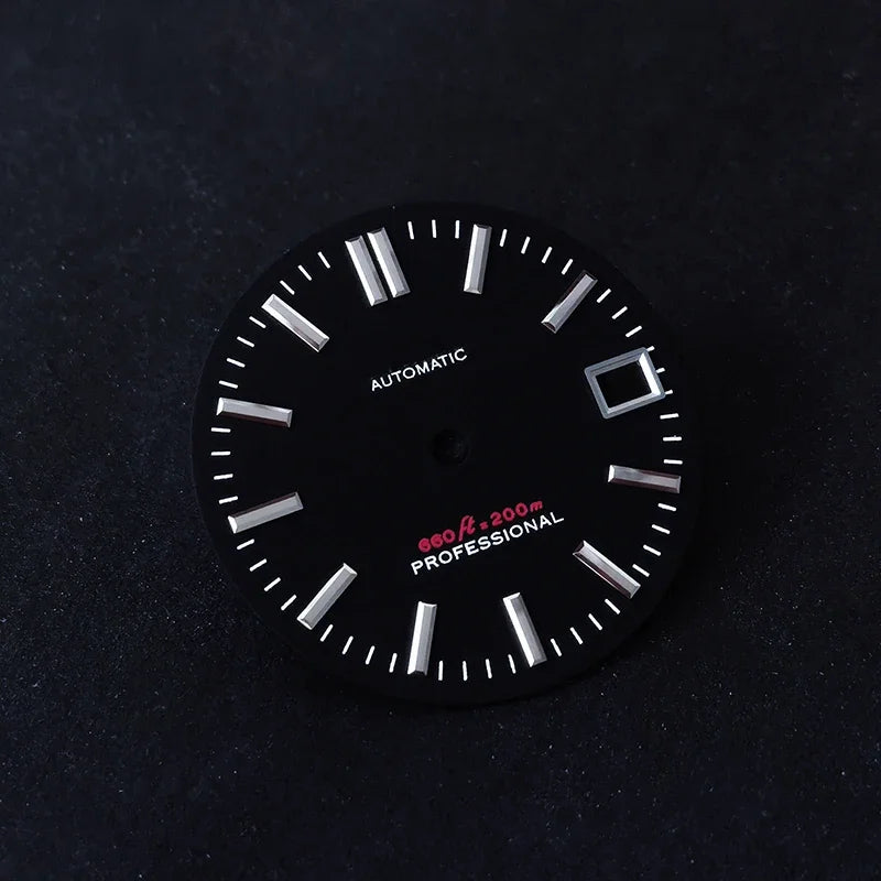 No Lume Matte Balck Dial